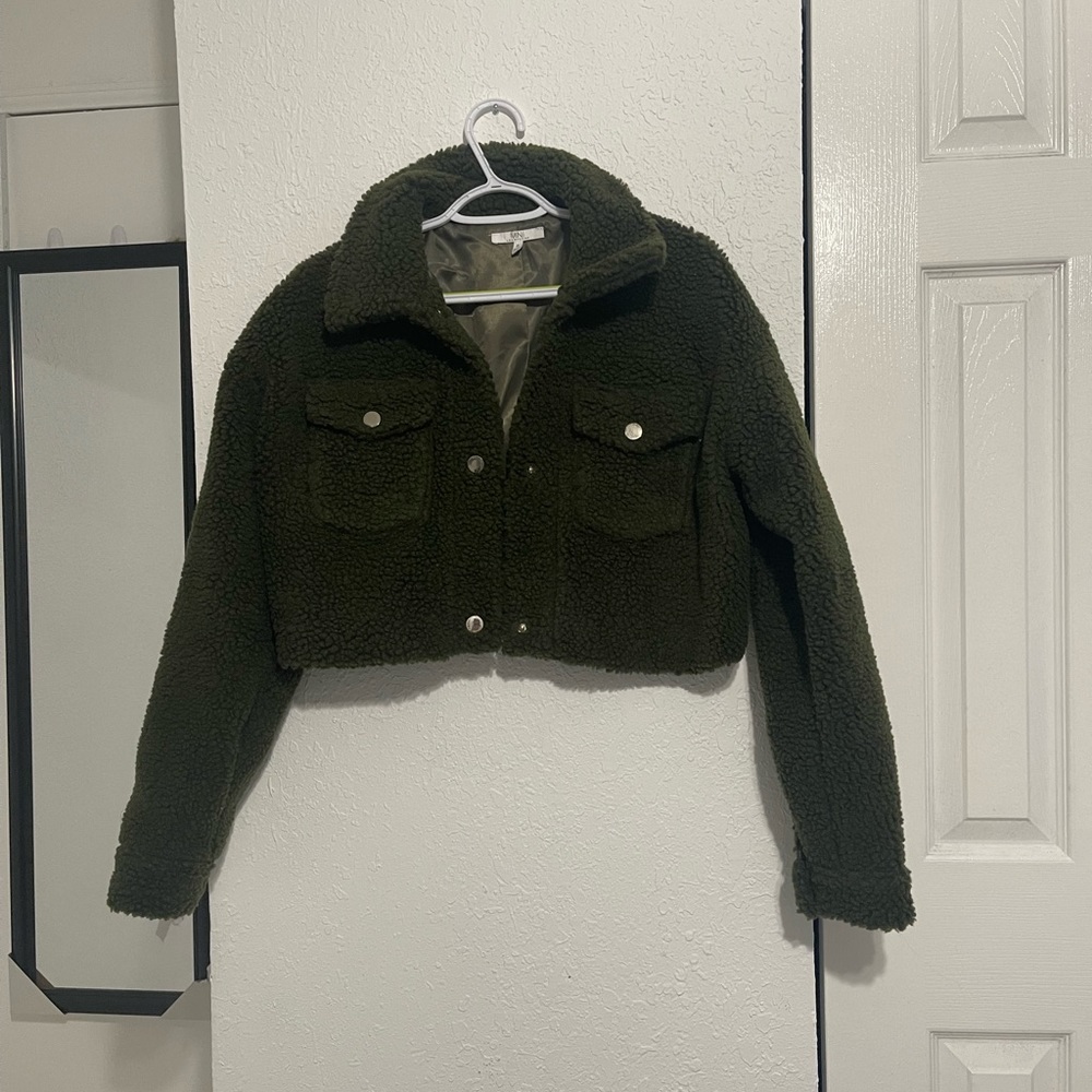 Short faux Shearling Jacket